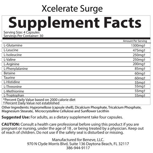 Xcelerate-Surge-ingredients Xcelerate Surge Ingredients