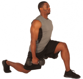 split squat with weight
