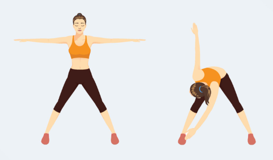 windmill toe touches